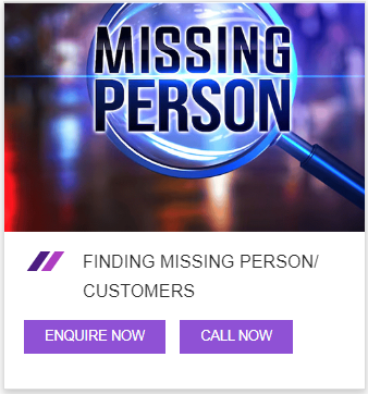 Finding Missing Person/Customers